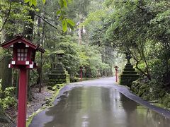 腹ごしらえもし、箱根神社の方に向かいます。また雨が降ってきました。