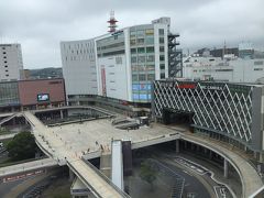 お部屋からは
水戸駅が見えましたが
ほとんど人が居ませんでした