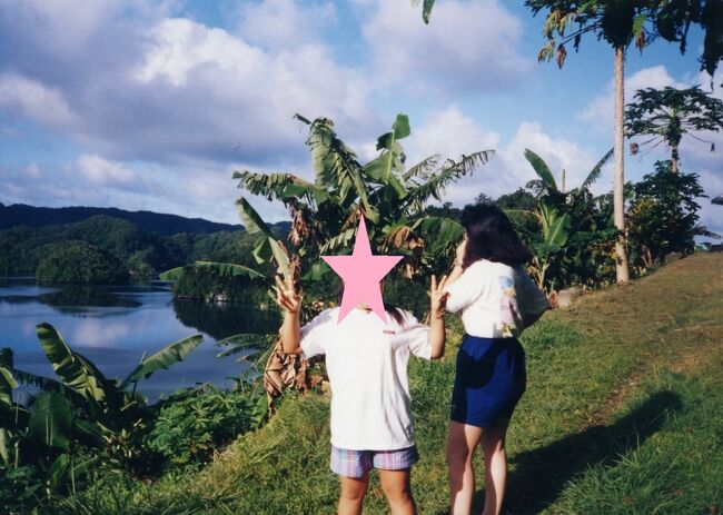 ニッコーホテル前庭から岩山湾が見えます。