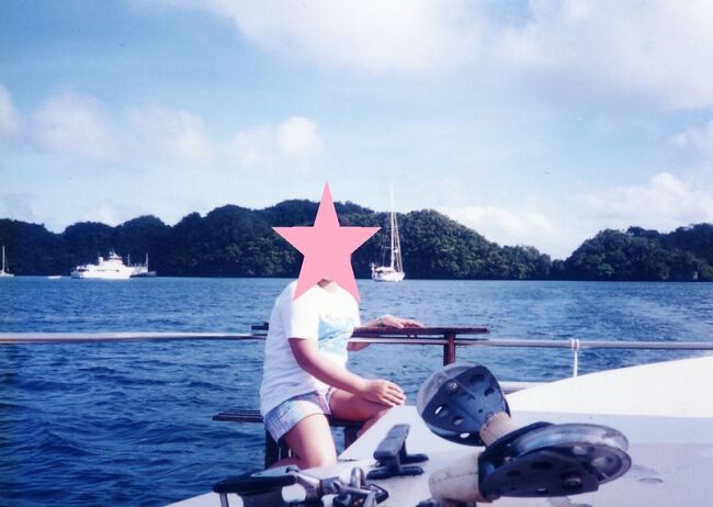 停泊しているヨットもいます。