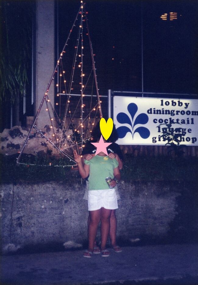 ニッコーパラオの入り口にはクリスマスなので電飾がしてありました。