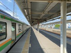 約1時間の乗車で栗橋駅に着きました。
他県の地を踏むのは半年ぶりくらいですね。