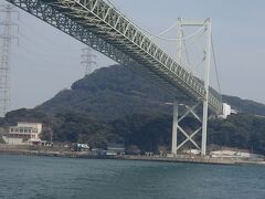 高速道路が通っている関門橋