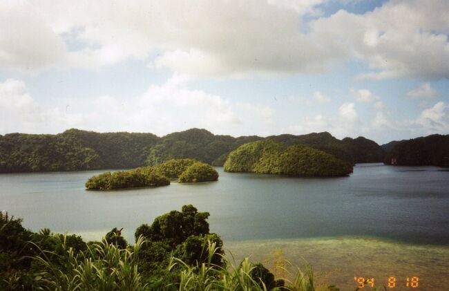 岩山湾を望む。