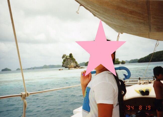 引き潮？ロックアイランドが根方まで見えます。