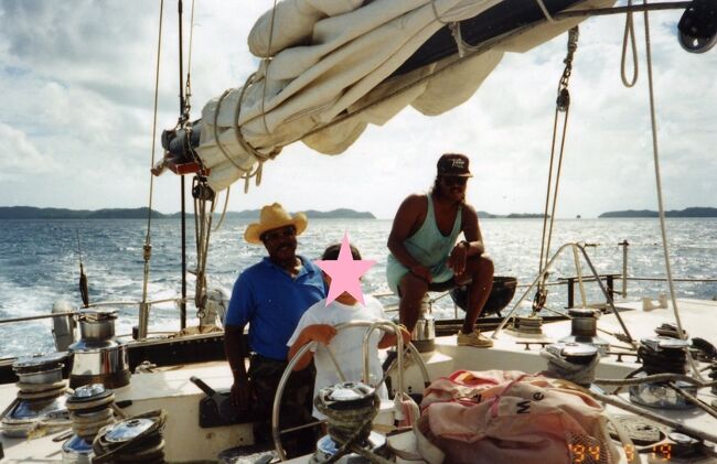 今日もヨットを操縦します。