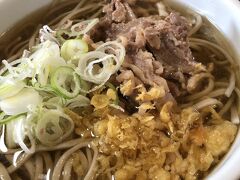 スーパーや産直に寄って若干のお土産品を購入し、最後は「蕎麦処 明烏」の冷たい肉そばで締めました。