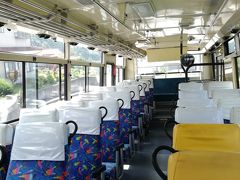 上諏訪駅に到着後、水を汲んで、お手洗いに行ったりしているうちに、バスにはほぼ駆け込み乗車となってしまいました