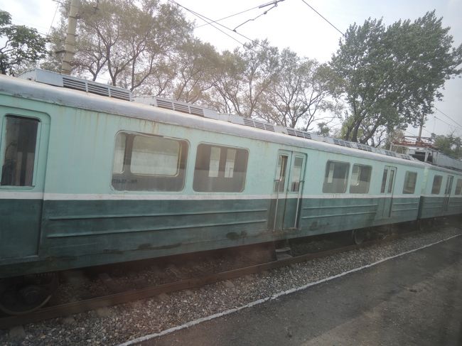 新義州周辺に使用されているであろう近郊列車用の車両。