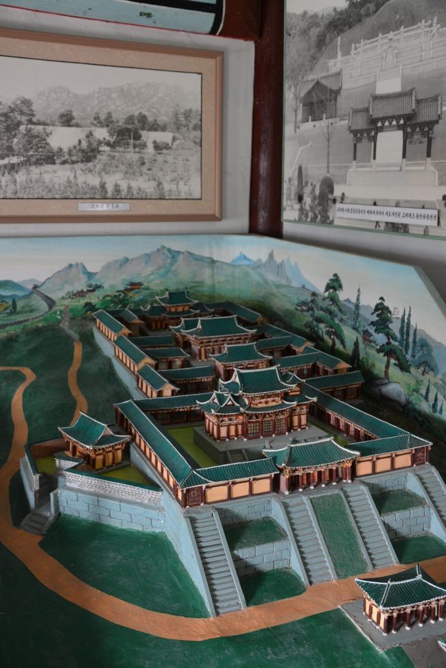 開城の宮廷の模型