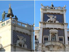 「時計塔」

屋上のブロンズ製のムーア人が正午に鐘を打ち鳴らす
仕掛け時計になっています。（1499年建造）

ムーア人と言えば、シェイクスピア悲劇の「オセロー」は
16世紀のヴェネツィアが舞台で、元老院の娘と結婚した
肌の浅黒いムーア人の軍人オセローが主人公ですね。

16世紀にヴェネツィア共和国はオスマン帝国との戦いに敗れ
しだいに衰退していくことに…
