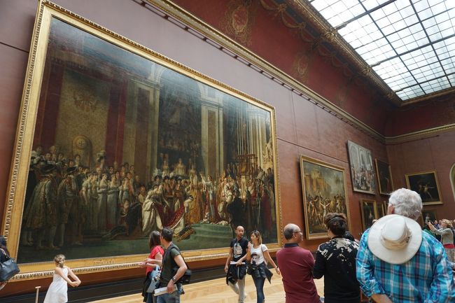 今回のルーブル美術館で最も惹かれたこの絵。<br />ものすごく大きい！