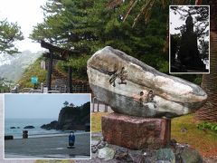 桂浜に着きました。
が、雨はざんざん降っていますし、なんなら雷だって鳴り響きます。
海に近づこうという気は起きませんが、一応龍馬像や雰囲気は見ておきたいとしばらく歩きました。
桂浜水族館からアシカらしき鳴き声が聞こえたものの、車の返却時間が迫っていたのでおみやげ見て引き上げることに。