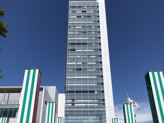 2日目は新潟駅に戻り、
通称ばかうけ展望台へ。