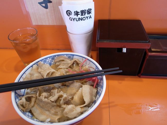 「牛野屋」は「ギュウノヤ」と読むが「ウシノヤ」や読むこともできる。発音的にパクりであるのはいうまでもないが、味はどうなのか。豚丼を注文してみた。値段は８０バーツとけっこうする。牛どんはさらに値段が張る。みそ汁は２０バーツだ。それ以外にもメニューは豊富でちょっとした日本食のファーストフードといった感じだ。