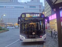 黒７７系統　千駄ヶ谷行き

北青山３丁目まで乗車します

※電気式バスです