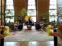 【 The Ritz-Carlton TOKYO 】

ロビー&レセプションは、45階。

直前の予約でしたが、アフタヌーンティーを何とか12時に入れて貰ったので、荷物をドアマンに託して直接ロビーラウンジに来ました。
（事前にスマホでチェックインはしていたので、荷物は部屋に届けてくれてました）