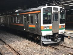 13:23発の横川行きに乗り換え
昔、高崎線で走っていた車両が今も現役
