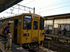 乗換駅「肥後大津駅」
ここまでは熊本駅から電車である。ここからはディーゼルカーになるので、必ず乗り換えになる。
