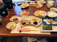 24日の朝、なごみ湯白樺の朝食です。