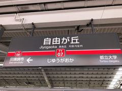 　スマホのみの撮影なので途中の駅名標は撮ってません。
　自由が丘駅で東横線に乗り換えます。