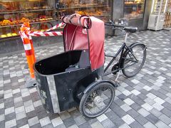 エコを意識しているのか、コペンハーゲンではよくこんな自転車を見かけた。