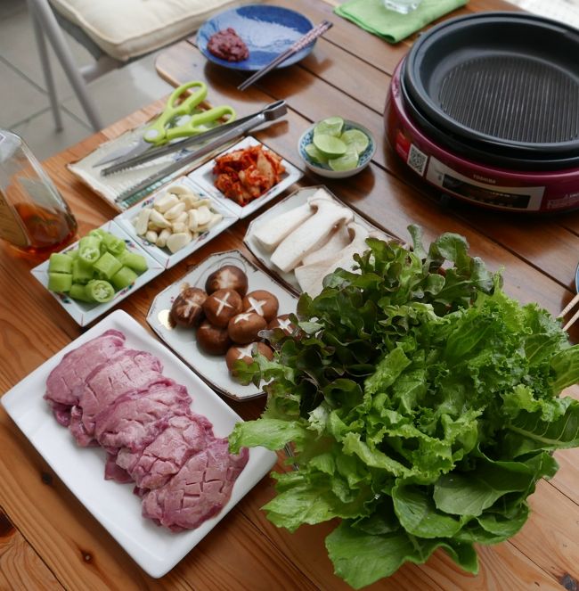 27日（日）　夕食<br />タン焼き．．．◎