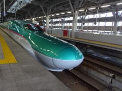 東北/北海道新幹線.E5/H5系新幹線用電車。
これは、JR東日本所属車両です。
長さ15mのフロントロングノーズがひときわ目を引きますね。

②北海道新幹線91B:はやて91号.新函館北斗行
新青森.6:32→新函館北斗.7:34
[乗]JR東日本:E525-26