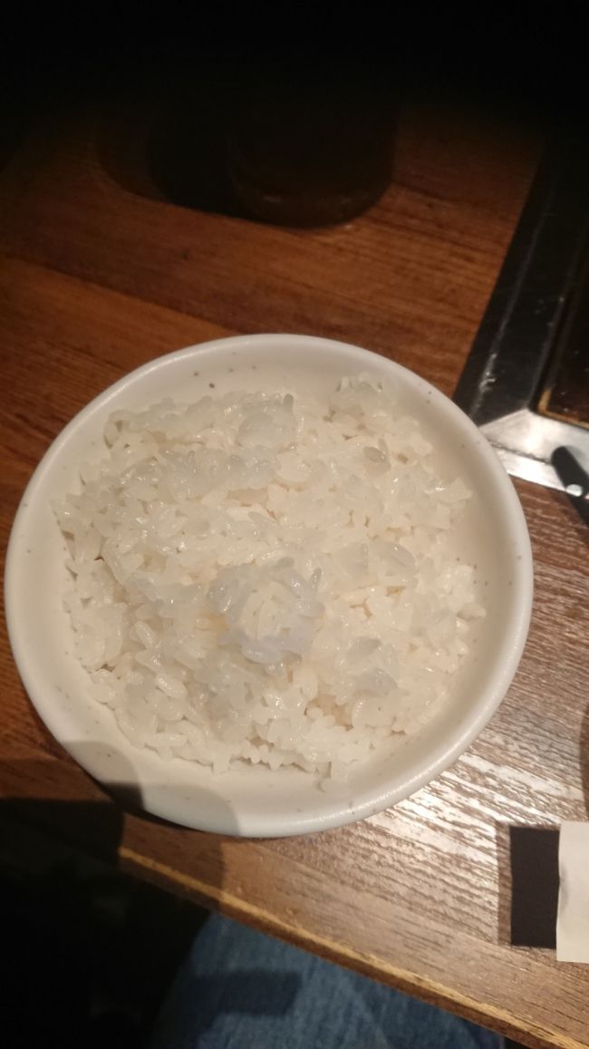 ライス小も美味しくいただきました。