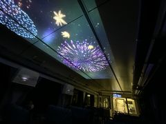 そう。この電車の2両目は「ゆめぞら」という、車内にプラネタリウムを上映することができる電車なんです！