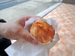 『味麓庵』さんの福栗焼き 320円
昨年よりも確実に人が少ないです。