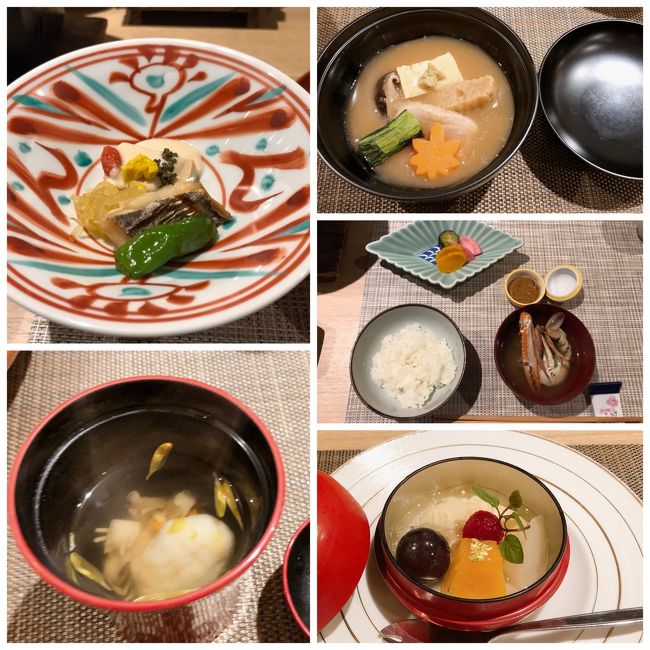 椀物・治部煮・ご飯・お吸い物・デザート。<br />どれも美味しくいただきました。量もちょうど良く残さずいただきました。