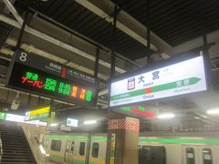 とりあえず大宮駅まで行って､高崎線方面へと行く電車を待ちました
上野東京ラインと湘南新宿ラインから電車が来るからもしかしたら次の電車待つよりも早いかも・・・って思いながら～