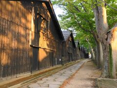 本日の宿泊地の酒田に夕方到着。ホテル近くの山居倉庫を散策。古い倉庫とケヤキ並木がいい感じです。