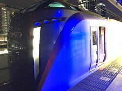 　この日の宿は田町駅近くの相鉄フレッサイン東京田町、チェックインの後、東京駅へ向かい「はちおうじ7号」に乗ります。
　田町駅では、直前すぎて切符が買えず東京駅ホームで買い求めました。
　買ったというか「大人の休日倶楽部パス」利用で指定券発券したというか。