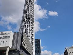 ●東武橋

さらに歩を進め、今度はスカイツリーの西側に架かる「東武橋」へ。
このあたりは東武鉄道の「とうきょうスカイツリー駅」にも近く、「東京ソラマチ」のウエストヤード側には「すみだ水族館」もあり、もう１つの玄関口になっています。