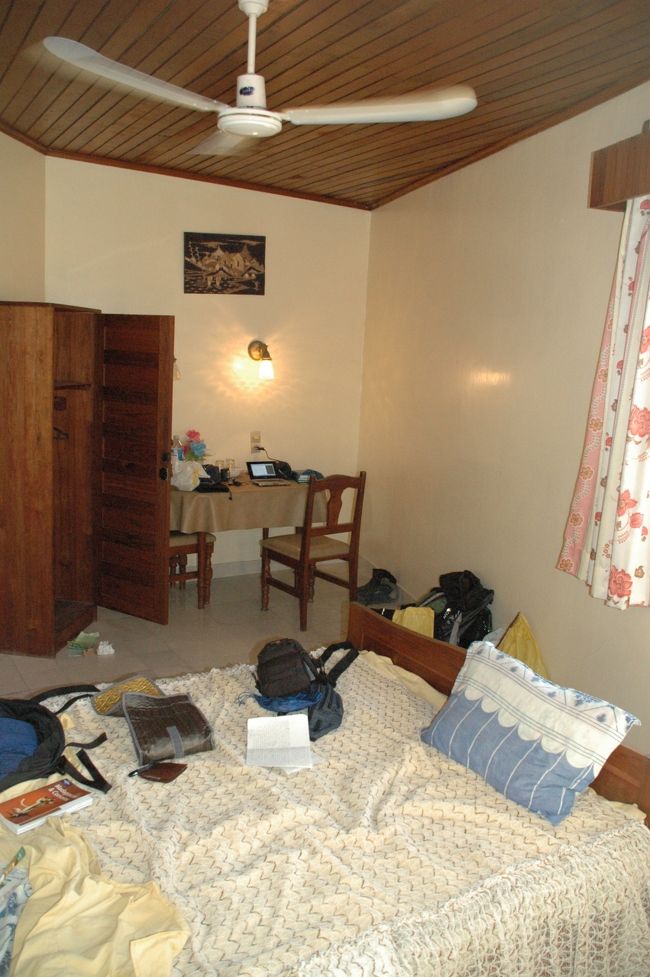 モロンタバで滞在したセントラルホテルの室内。快適だった。