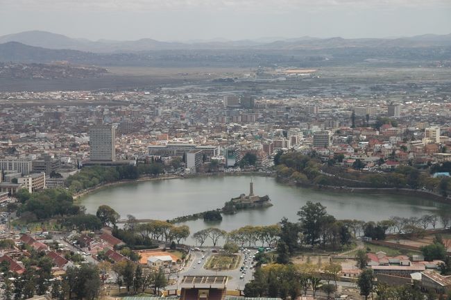 宮殿からはアンタナナリボの町が一望できる。