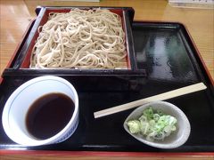 時間もないことから、ささっと食べたかったので、せいろを注文。

コシはあるけど、麺が細い感じかな。風味はそれなりにありました。
写真じゃあまりよく伝わらないけど、全体に黄色味がかったようなお蕎麦でした。
じつは自分はあまり、あちこちでお蕎麦を食べ歩いてるような蕎麦グルメではありませんため、コメントしづらくすみません。。

もちろん蕎麦湯もついて、税込み700円でした。

店内の写真は撮ってませんが、とっても昭和な風情でした。。好きな人は好きな雰囲気だと思います。(^_^;