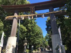 しばらく歩くと立派な神社を発見しました。