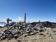 野口五郎岳に登頂。5年ぶり2回目です。
