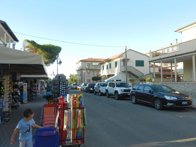 2020年9月 イタリア旅行3 トスカーナのビーチに到着 Marina di Castagneto Carducci