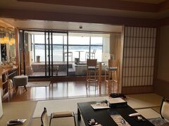 お風呂からは宍道湖がしっかり見えます\( ˆoˆ )/

