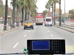 バルセロナ港からタクシー観光