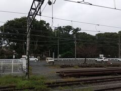 瀧宮神社
線路の西側が高台となっています。