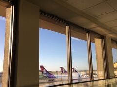 ホノルル空港到着。