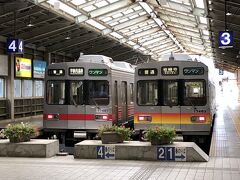食後は何が停まっているか、電鉄富山駅をパトロール。
でも、覗いて見れば、見たことある顔が二つ。
富山でもがんばってるようです。