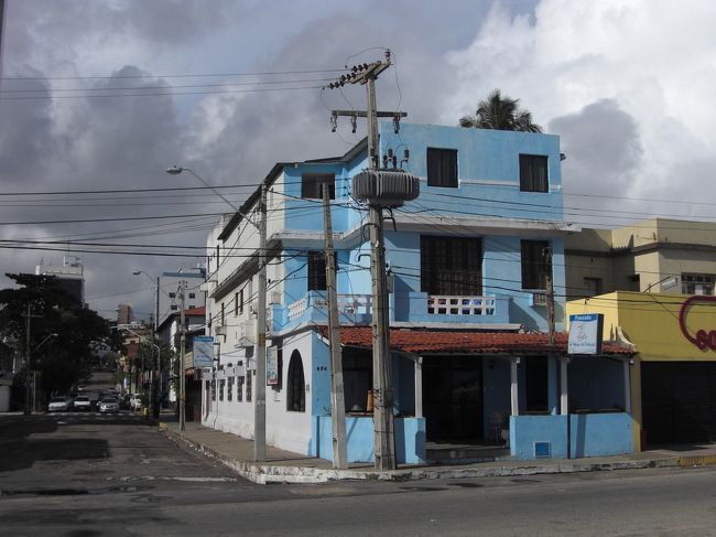 宿泊した海岸沿いの宿。