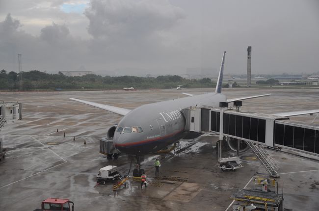 夕方バスで空港へ向かった。リオデジャネイロからの出発は１８時２０分だ。ユナイテッド航空のほとんどの乗客はサンパウロから乗ってくるので全体的に空いていて全ての手続きはスムーズだ。<br /><br /><br />　ガラガラの状態でサンパウロへ向かった。サンパウロまでの飛行時間は１時間弱。サンパウロでは全員飛行機から降りることになる。この飛行機はワシントン行きだがサンパウロでリオデジャネイロからシカゴ行きにも乗り継げるようにもなっている。<br />　サンパウロで３時間ほど待ち、２２時過ぎワシントンに向け再び離陸した。