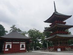 ●新勝寺

公園から新勝寺境内に入ってきました。
右に三重塔です。
1712年に建立された重要文化財です。
高さは、25mあります。